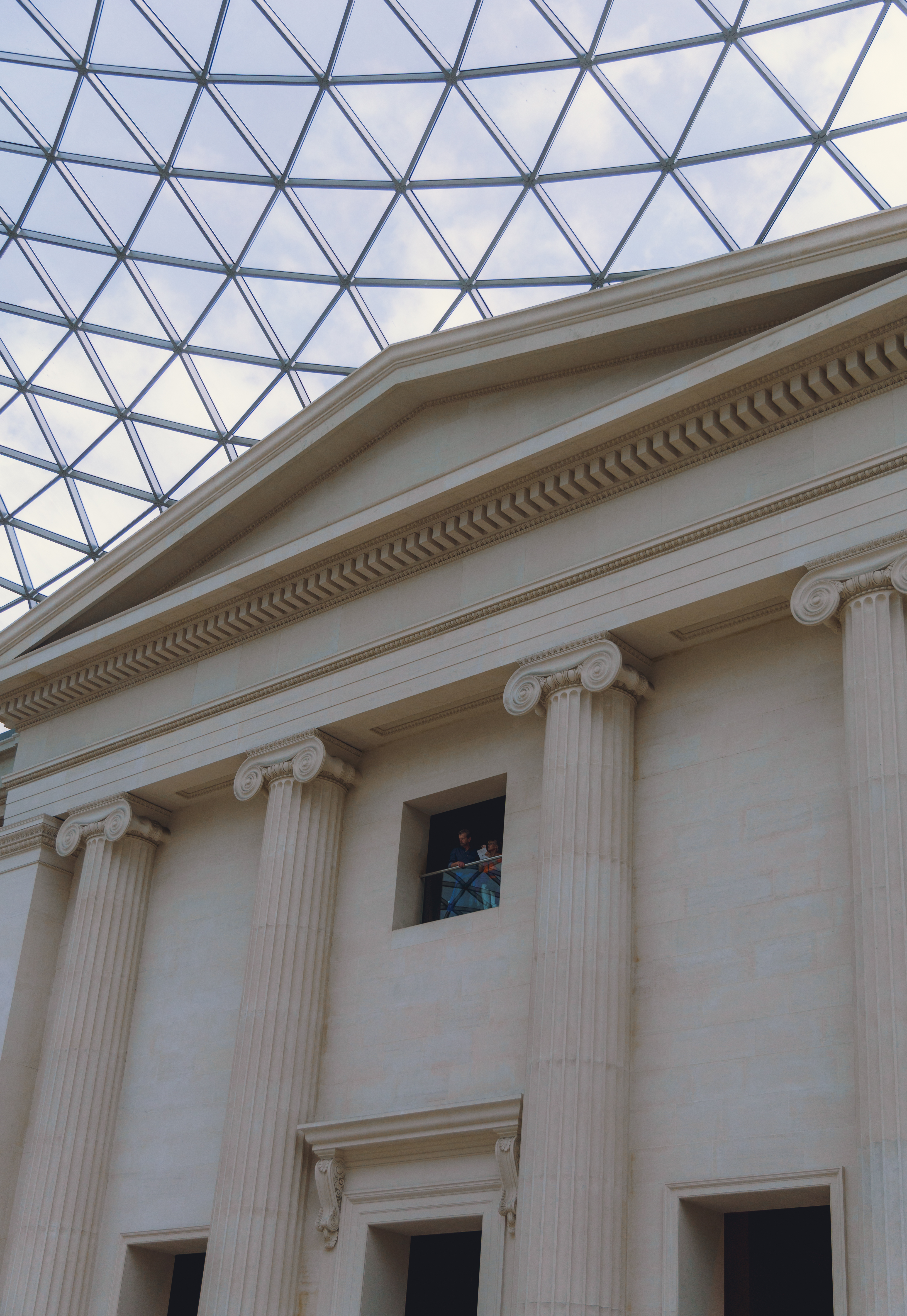 Roman Building Inside British Museum